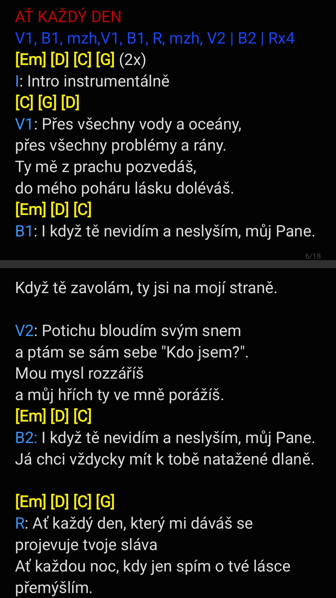 Poznámky itineráře 1